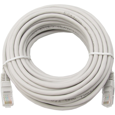 강원전자 넷메이트 CAT.5E UTP다이렉트 케이블(그레이) 10m NMC-U5100G