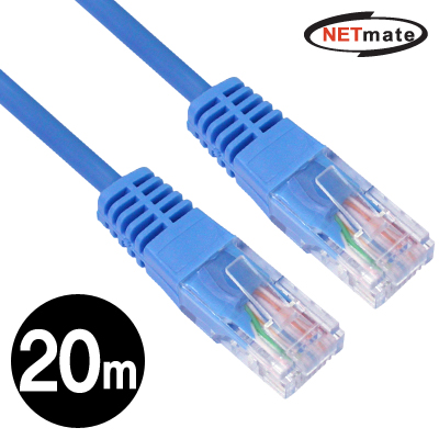 강원전자 넷메이트 CAT.5E UTP크로스 케이블 20m NMC-UC520