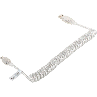 강원전자 넷메이트 NMC-UM15C USB2.0 AM-Mini 5핀 스프링 케이블 1.5m