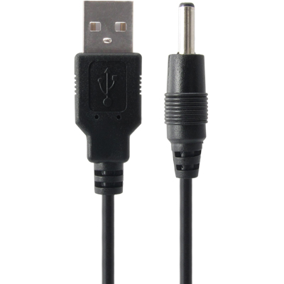 강원전자 넷메이트 USB 전원 케이블 2m (3.5x1.4mm/18W/블랙) NMC-UP1420