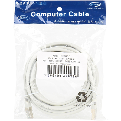 강원전자 넷메이트 CAT.6 FTP 다이렉트 케이블 5m NMC-USF650