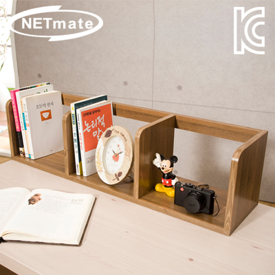 강원전자 넷메이트 라운드형 책꽂이 (800x200x200/엔틱) NMK-OBC07