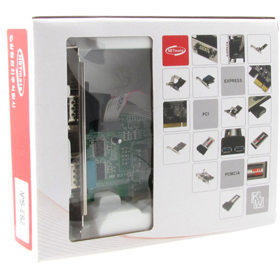 강원전자 넷메이트 2포트 PCI Express 시리얼카드(MOS)(슬림PC겸용) NMS-ES2