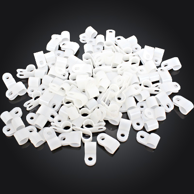강원전자 넷메이트 케이블 정리용 클램프 (7.9mm/화이트/100EA) NMT-516R