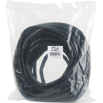 강원전자 넷메이트 케이블 정리용 헤리컬밴드 10m (10mm/블랙) NMT-SWA101