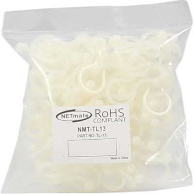 강원전자 넷메이트 케이블 정리용 트위스트 케이블 타이 (13.3mm/화이트/100EA) NMT-TL13