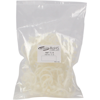 강원전자 넷메이트 케이블 정리용 트위스트 케이블 타이 (17.9mm/화이트/100EA) NMT-TL18