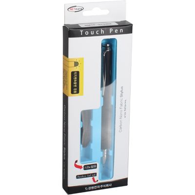 강원전자 넷메이트 NMTP-ST03BK 모바일 볼펜겸용 정전식 특허 터치펜(블랙)