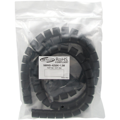 강원전자 넷메이트 매직 케이블 1.5m (25mm/블랙) NMWB-A25BK