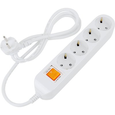 강원전자 PnK 안전 멀티탭 4구 접지 3m (10A) P063A