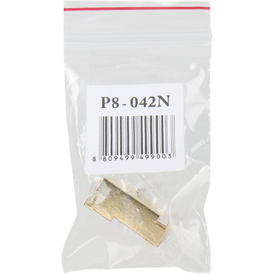 강원전자 플러그마스터 STP CAT.7/CAT.6A RJ-45 8P8C 플러그 - Straight 핀(100개) P8-042N