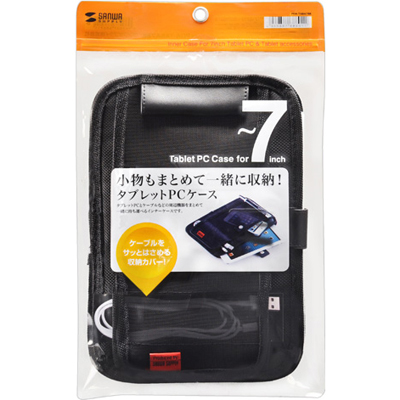 강원전자 산와서플라이 PDA-TABA7BK 7" 태블릿PC&액세서리 케이스(블랙)