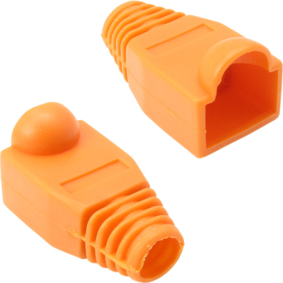 강원전자 넷메이트 NMK-TBTYR RJ-45 보호캡(통부트/오렌지/낱개)