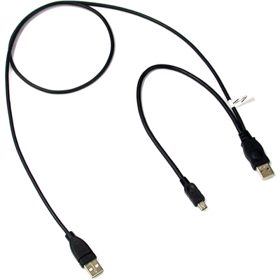 강원전자 넷메이트 NMP-UM209YB USB2.0 Mini 5핀 Y케이블 (B형) 0.3m