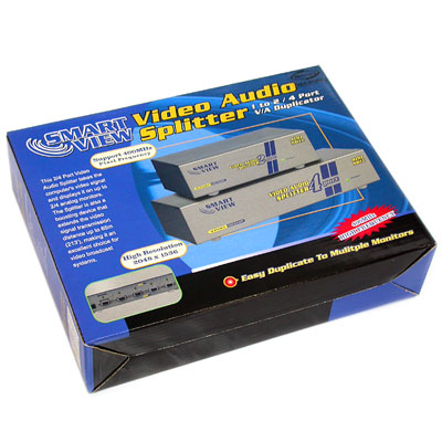 강원전자 넷메이트 초고해상도 1:4 모니터 분배기(오디오기능포함) VAS-814PF