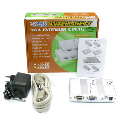 강원전자 넷메이트 VGA-E4 VGA 1:5 익스텐더(로컬)(300m)