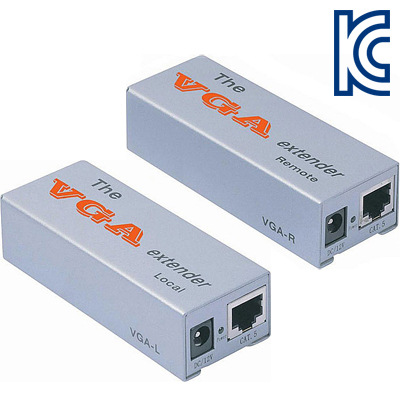 강원전자 넷메이트 VGA 1:1 익스텐더(로컬 + 리모트)(180m) VGA-E