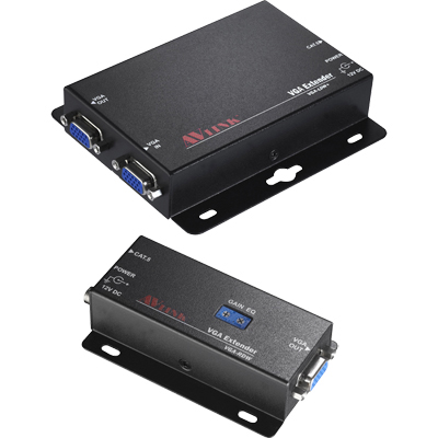 강원전자 넷메이트 VGA-EDW Plus VGA 1:2 벽걸이형 익스텐더(로컬 + 리모트)(180m)(EDID)