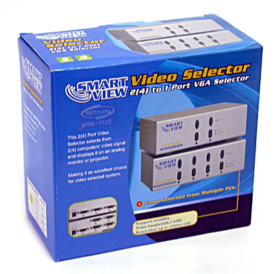 강원전자 넷메이트 VRM-712E 고해상도 2:1 모니터 수동선택기