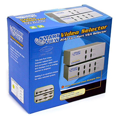 강원전자 넷메이트 고해상도 4:1 모니터 수동선택기 VRM-714E