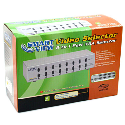 강원전자 넷메이트 VRM-718E 고해상도 8:1 모니터 수동선택기