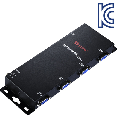 강원전자 넷메이트 고해상도 1:4 모니터 분배기(벽걸이형) VS-14PFW