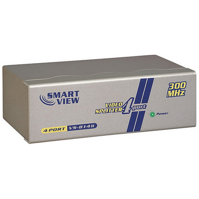 강원전자 넷메이트 고해상도 1:4 모니터 분배기(300MHz) VS-814H