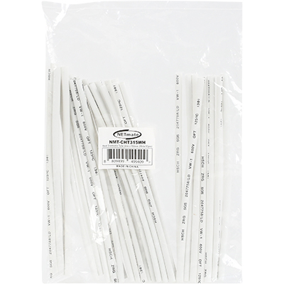 강원전자 넷메이트 3.5x150mm 열 수축튜브 (화이트/30EA) NMT-CHT315WH