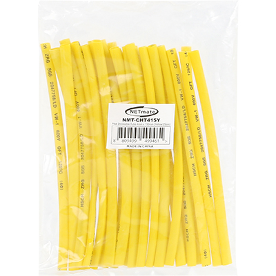 강원전자 넷메이트 4.5x150mm 열 수축튜브 (옐로우/25EA) NMT-CHT415Y