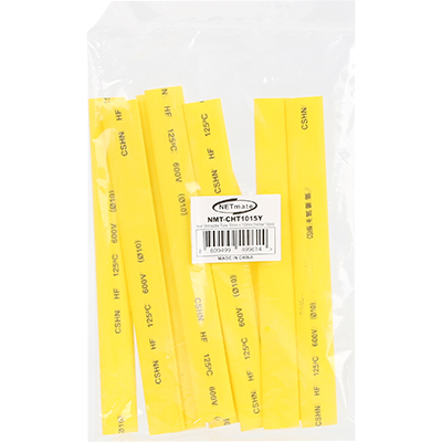 강원전자 넷메이트 10.8x150mm 열 수축튜브 (옐로우/10EA) NMT-CHT1015Y