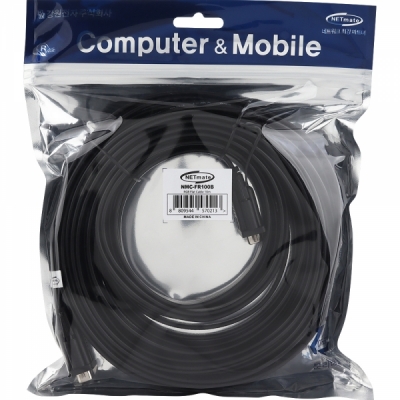 강원전자 넷메이트 RGB 모니터 FLAT 케이블 10m NMC-FR100B