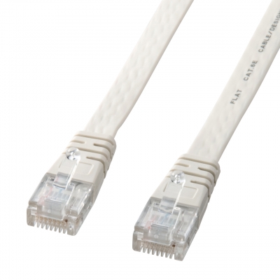 강원전자 산와서플라이 CAT.6E UTP 다이렉트 FLAT 케이블 3m KB-FL6E-03N