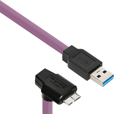 강원전자 넷메이트 USB3.0 High-Flex AM-MicroB 케이블 2m (독일 igus 선재/꺾임) CBL-HFPD3igMB-2mDA
