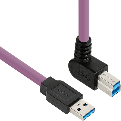 강원전자 넷메이트 USB3.0 High-Flex AM-BM 케이블 2m (독일 igus 선재/igus/꺾임) CBL-HFPD3ig-2mUA