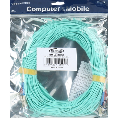 강원전자 넷메이트 10G 광점퍼코드 LC-LC-2C-멀티모드 30m NM-LL430MZ