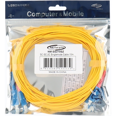 강원전자 넷메이트 광점퍼코드 SC-SC-2C-싱글모드 10m NM-SS210SZ
