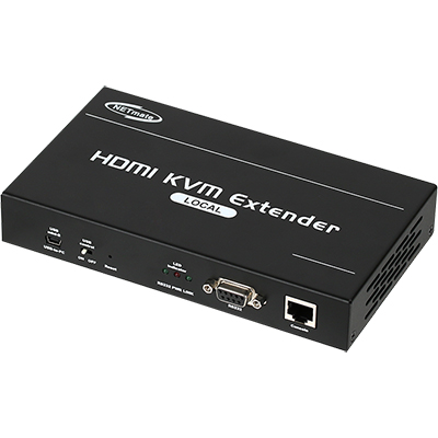 강원전자 넷메이트 NM-QMS3300T 국산 HDMI/VGA + USB + Audio + RS232 멀티포맷 KVM IP 익스텐더 로컬 유닛(Ethernet Base 150m)