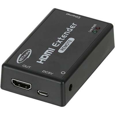 강원전자 넷메이트 국산 HDMI 1:1 IP 익스텐더 리모트 유닛(Ethernet Base 150m) NM-QMS3107R