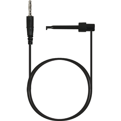 강원전자 넷메이트 바나나 플러그 - IC 후크 클립 케이블 0.5m (블랙) NMC-BH05B