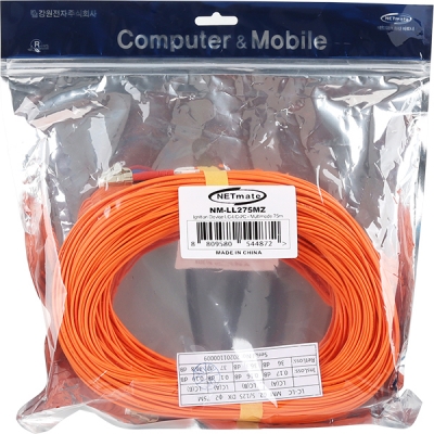 강원전자 넷메이트 광점퍼코드 LC-LC-2C-멀티모드 75m NM-LL275MZ