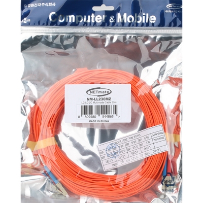 강원전자 넷메이트 광점퍼코드 LC-LC-2C-멀티모드 30m NM-LL230MZ