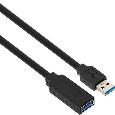 강원전자 넷메이트 USB3.0 연장 AM-AF 케이블 5m (블랙) CBL-P302WB-5M
