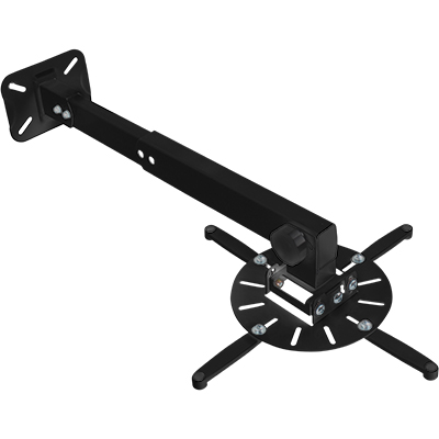 강원전자 넷메이트 멀티 프로젝터 천장/벽면 고정형 봉 거치대(블랙/mm105~320mm 장착 홀/15kg) NMA-VM15LB