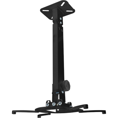 강원전자 넷메이트 멀티 프로젝터 천장/벽면 고정형 봉 거치대(블랙/mm105~320mm 장착 홀/15kg) NMA-VM15LB