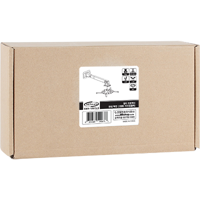 강원전자 넷메이트 멀티 프로젝터 천장/벽면 고정형 봉 거치대(블랙/mm105~320mm 장착 홀/15kg) NMA-VM15LB