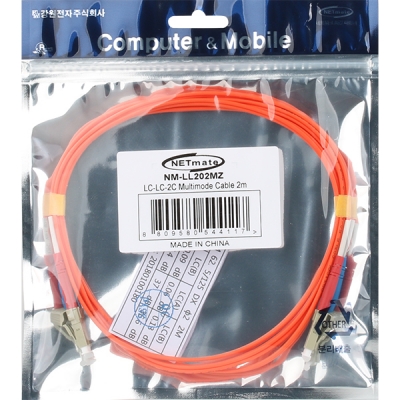 강원전자 넷메이트 광점퍼코드 LC-LC-2C-멀티모드 2m NM-LL202MZ