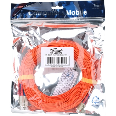 강원전자 넷메이트 광점퍼코드 LC-SC-2C-멀티모드 30m NM-LS230MZ