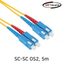 강원전자 넷메이트 광점퍼코드 SC-SC-2C-싱글모드 5m NM-SS205SZ