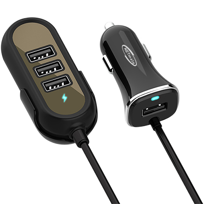 강원전자 넷메이트 NM-HC103 차량용 USB 충전 시거잭(USB 3+1포트)