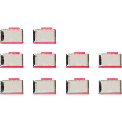 강원전자 넷메이트 USB Type C 전용 보안 커넥터(레드/10개) NM-TC10R